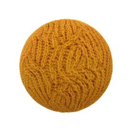 Orange wool fabric(4K)